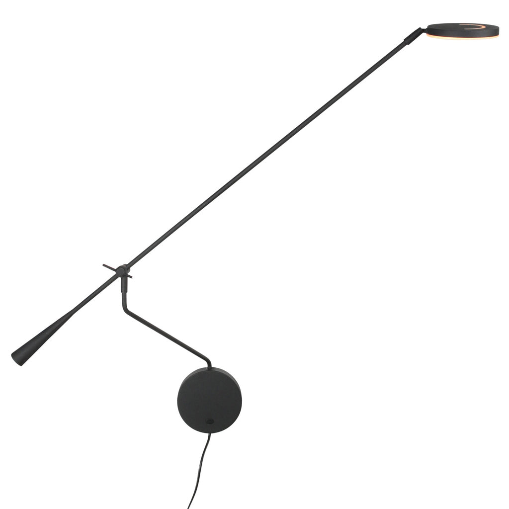 Wandlamp met lange zwenkarm Soleil 2 4387ZW