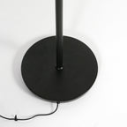 Soleil 2 4388ZW – Zwarte vloerlamp met flexibele leesarm