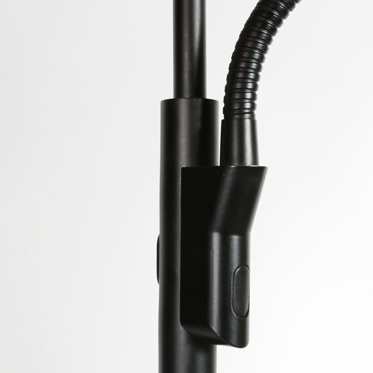 Soleil 2 4388ZW – Zwarte vloerlamp met flexibele leesarm