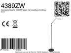 Vloerlamp Soleil 2 4389ZW zwart met instelbare lichtkleur