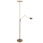 Vloerlamp Zenith 2 4390BR brons met dubbele reflector