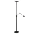 Vloerlamp Zenith 2 4390ZW zwart met dubbele reflector