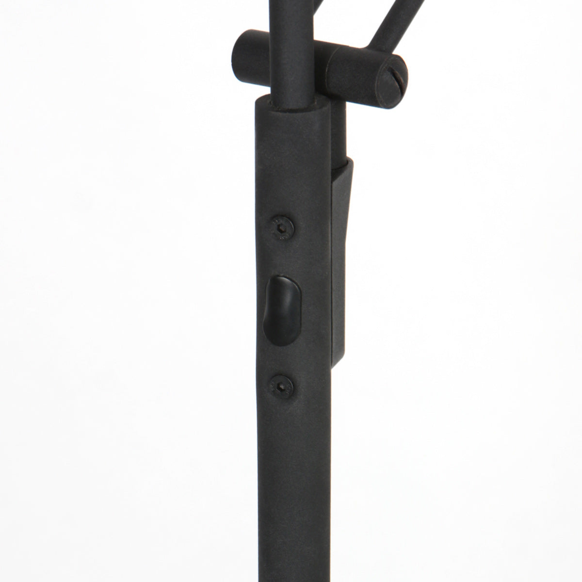 Vloerlamp Zenith 2 4390ZW zwart met dubbele reflector