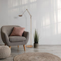 Bronzen vloerlamp Zenith 2 4391BR kleurinstelbaar en afstandsbediening