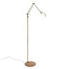 Bronzen vloerlamp Zenith 2 4391BR kleurinstelbaar en afstandsbediening