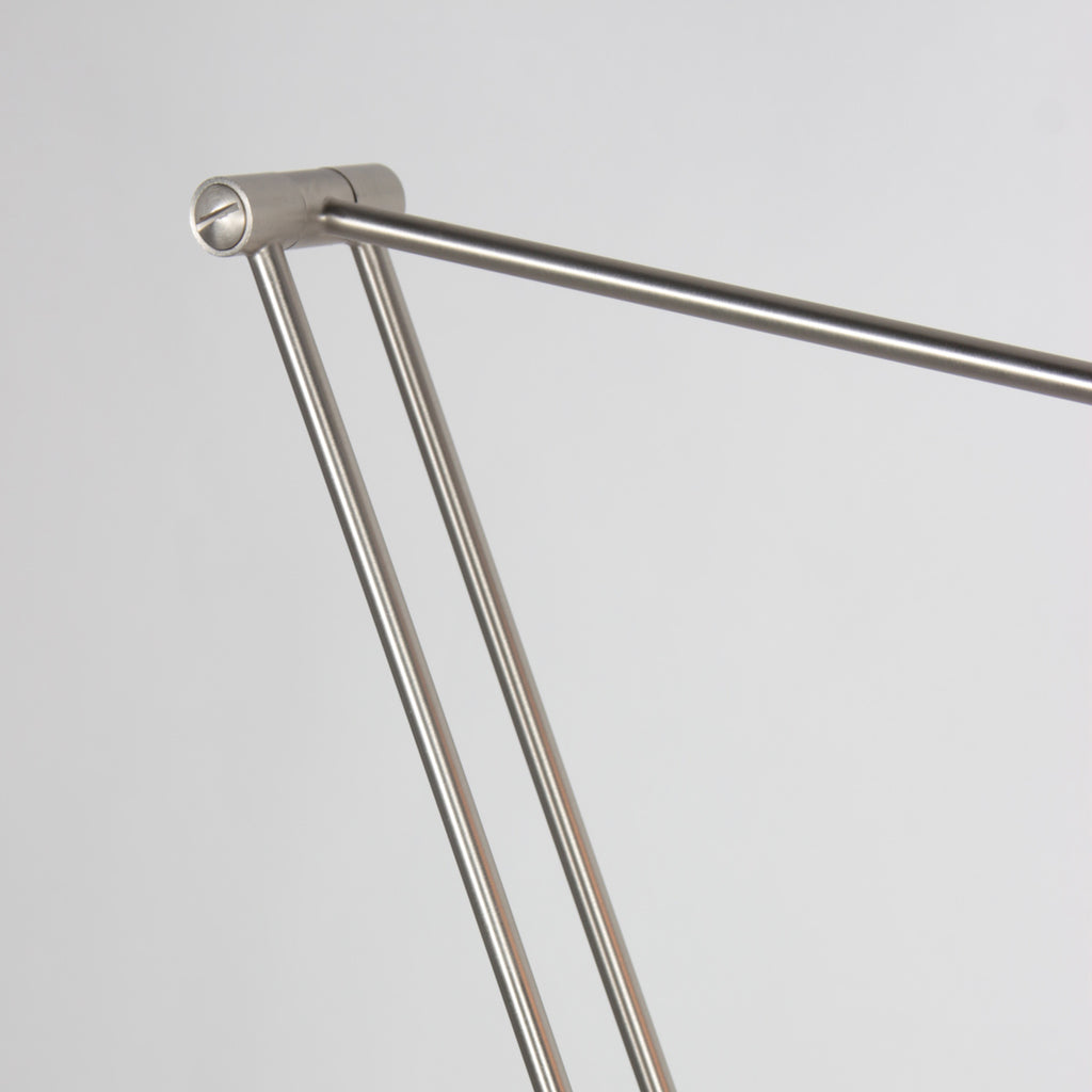 Stalen vloerlamp Zenith 2 4391ST met afstandsbediening