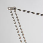 Stalen vloerlamp Zenith 2 4391ST met afstandsbediening