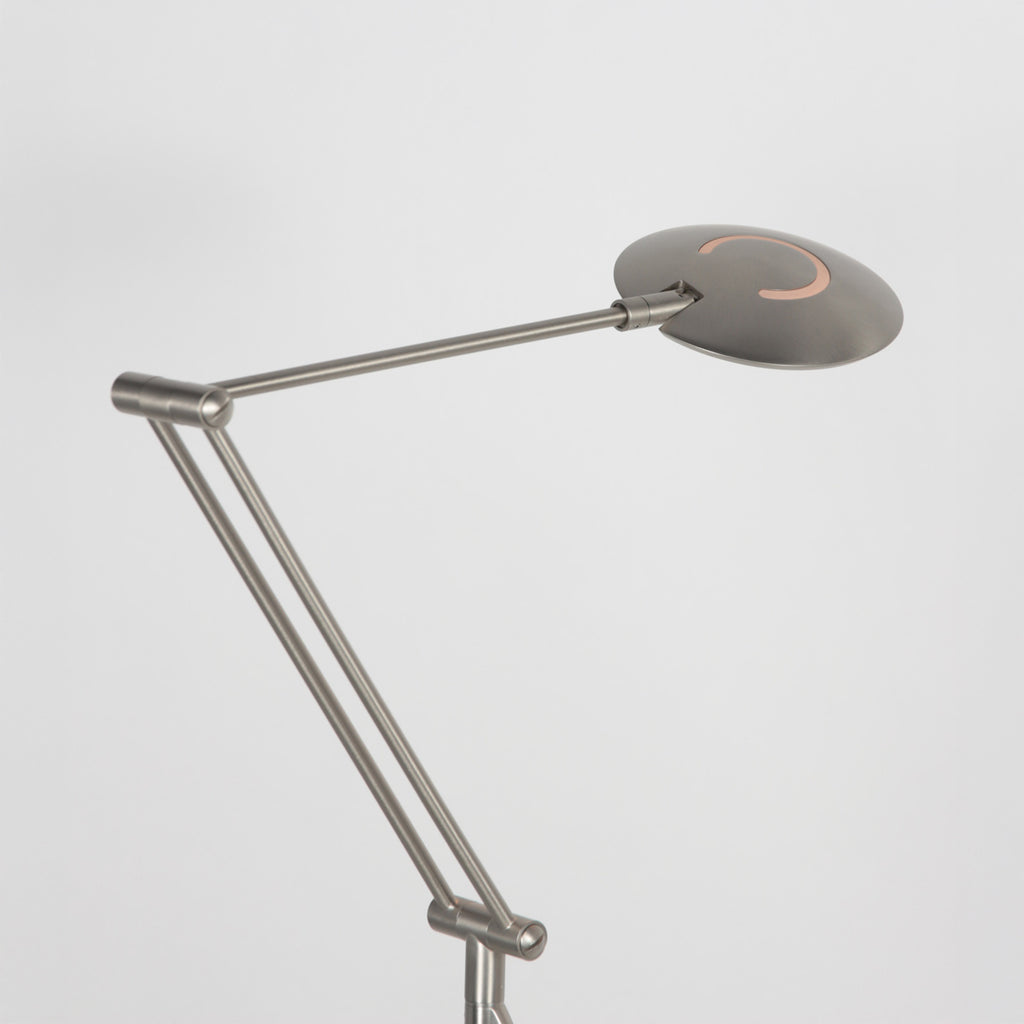 Stalen vloerlamp Zenith 2 4391ST met afstandsbediening