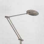 Stalen vloerlamp Zenith 2 4391ST met afstandsbediening