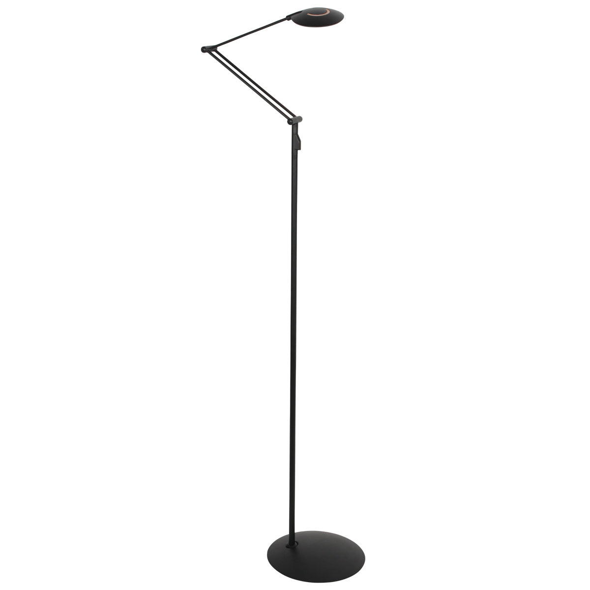 Vloerlamp Zenith 2 4391ZW zwart dimbaar en instelbaar licht