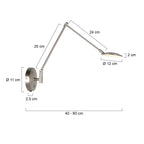 Wandlamp Zenith 2 4392ST kleurinstelbaar