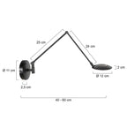 Wandlamp Zenith 2 4392ZW verstelbaar