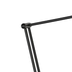 Zwarte tafellamp Zenith 2 4393ZW modern en richtbaar