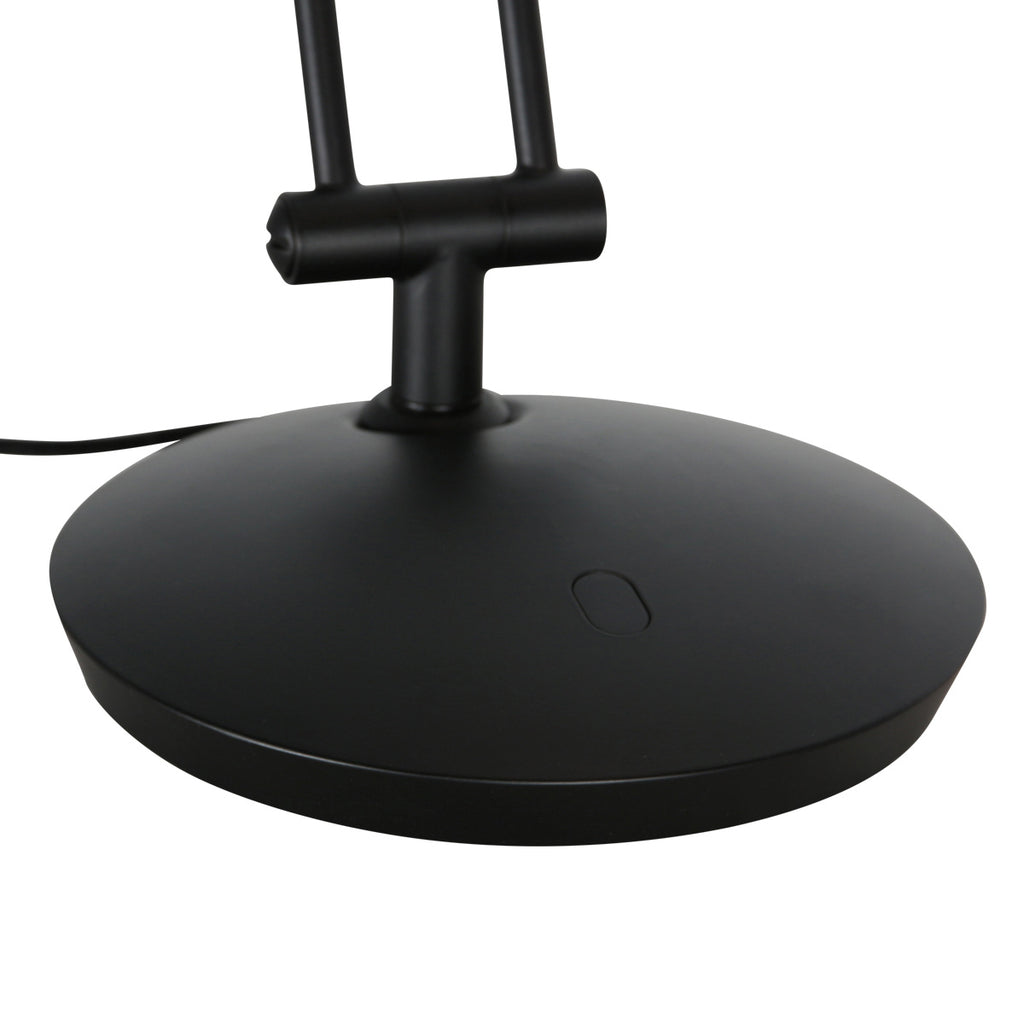 Zwarte tafellamp Zenith 2 4393ZW modern en richtbaar