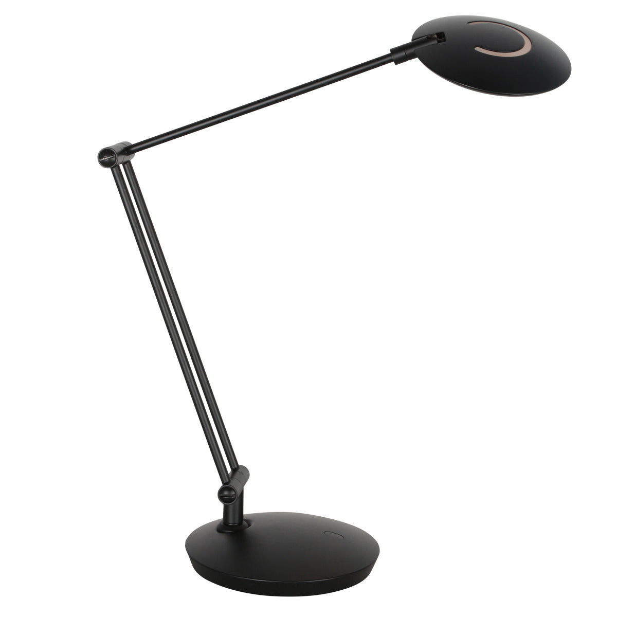Zwarte tafellamp Zenith 2 4393ZW modern en richtbaar