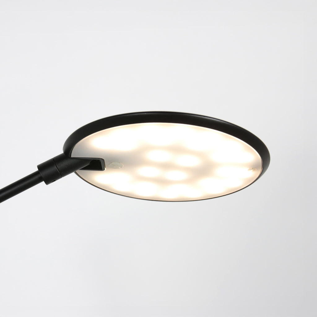 Zwarte tafellamp Zenith 2 4393ZW modern en richtbaar