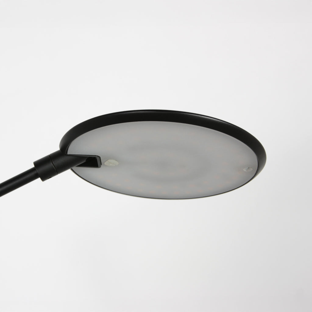 Zwarte tafellamp Zenith 2 4393ZW modern en richtbaar