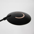 Zwarte tafellamp Zenith 2 4393ZW modern en richtbaar