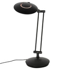 Zwarte tafellamp Zenith 2 4393ZW modern en richtbaar