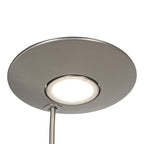Vloerlamp Zenith 2 4394ST staal met uplight en leesarm