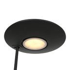 Vloerlamp Zenith 2 4394ZW zwart met uplight en leesarm