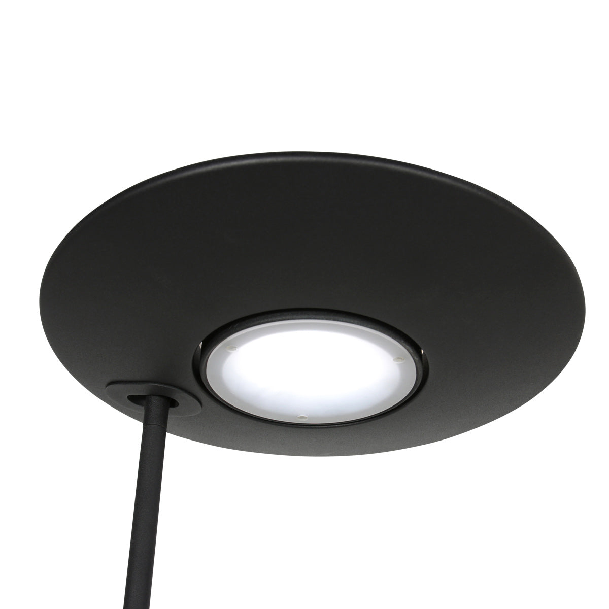 Vloerlamp Zenith 2 4394ZW zwart met uplight en leesarm