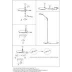 Bronzen vloerlamp Zenith 2 4395BR met lichtkleur instelbaar LED licht