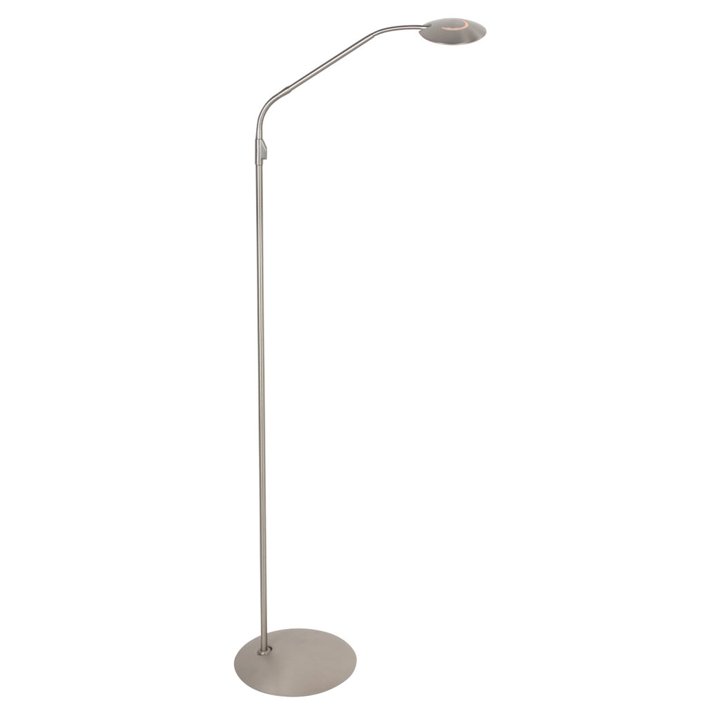 Stalen vloerlamp Zenith 2 4395ST met afstandsbediening