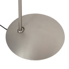 Stalen vloerlamp Zenith 2 4395ST met afstandsbediening