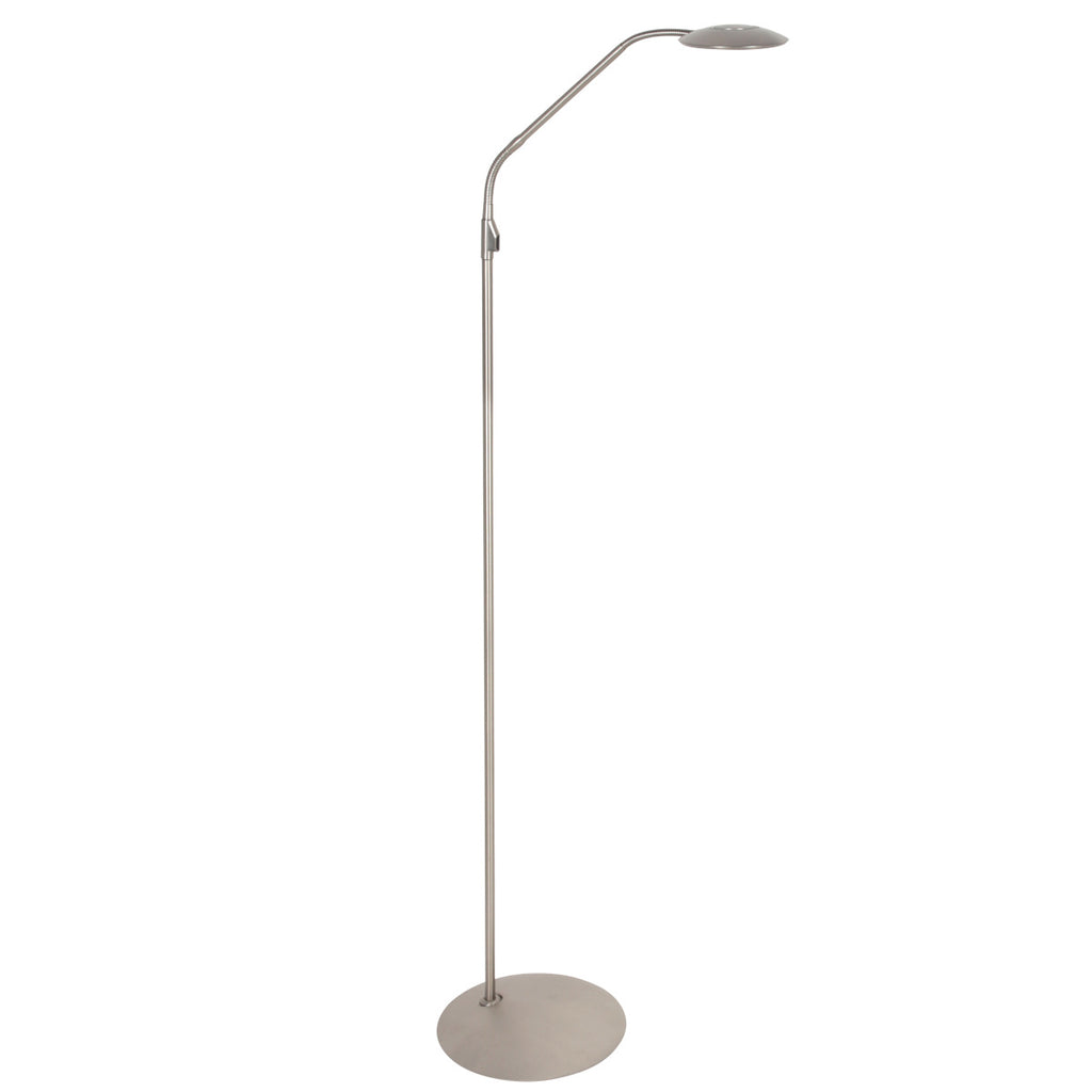 Stalen vloerlamp Zenith 2 4395ST met afstandsbediening