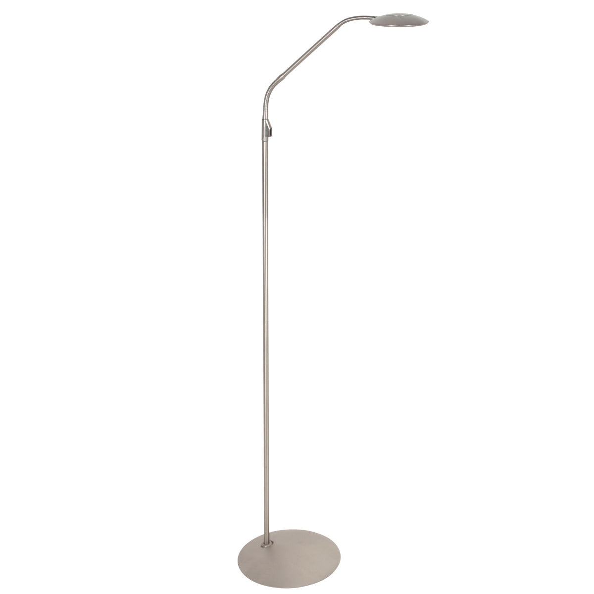 Stalen vloerlamp Zenith 2 4395ST met afstandsbediening