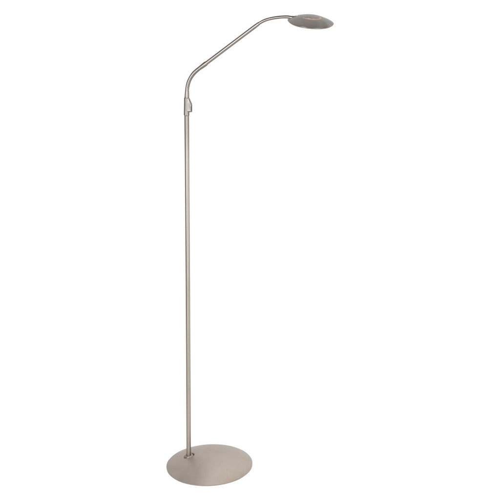 Stalen vloerlamp Zenith 2 4395ST met afstandsbediening