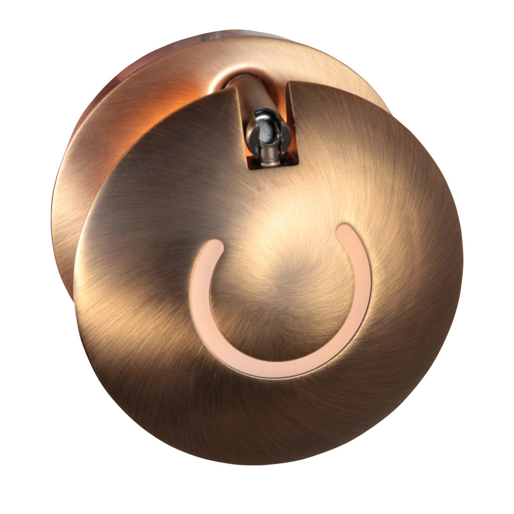 Bronzen wandlamp Zenith 2 4396BR met afstandsbediening