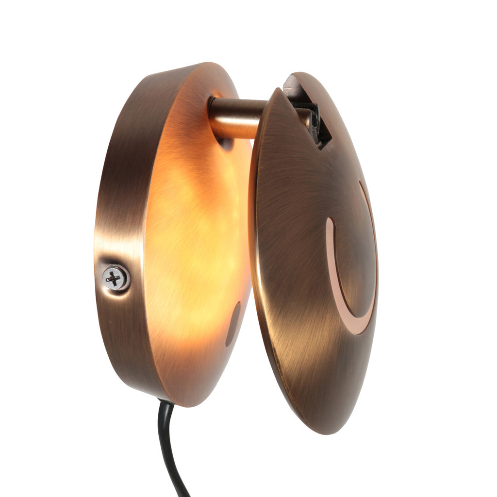 Bronzen wandlamp Zenith 2 4396BR met afstandsbediening