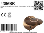 Bronzen wandlamp Zenith 2 4396BR met afstandsbediening