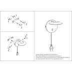 Messing wandlamp Zenith 2 4396ME verstelbaar LED design