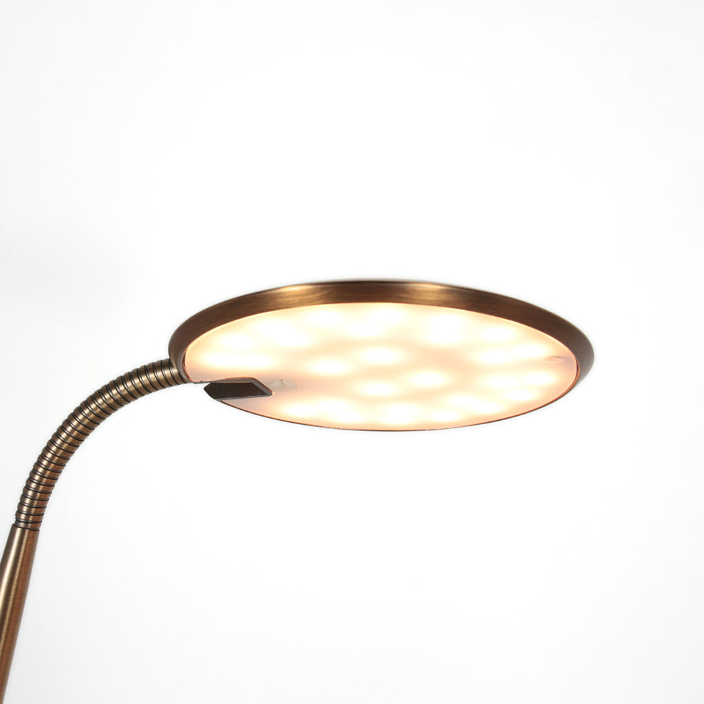 Bronzen tafellamp Zenith 2 4397BR modern en verstelbaar