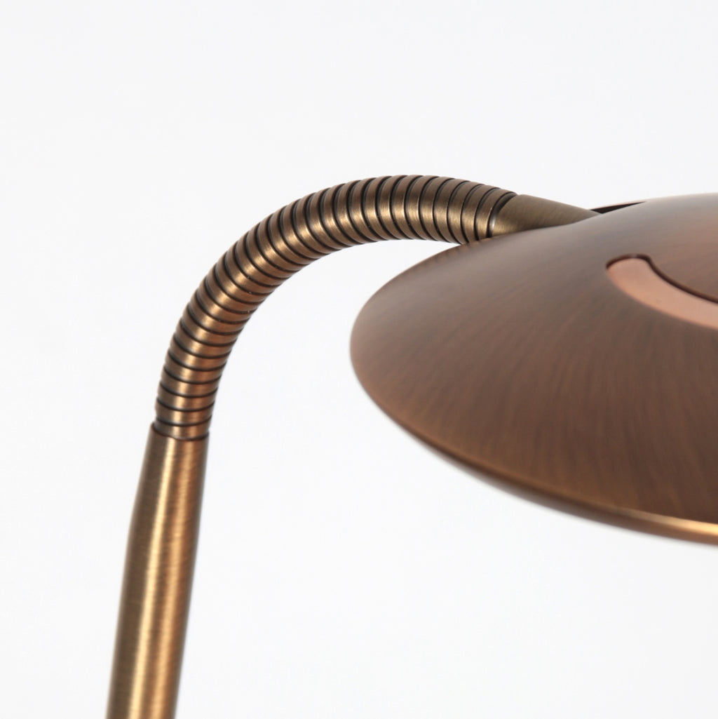 Bronzen tafellamp Zenith 2 4397BR modern en verstelbaar