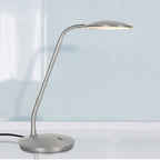 Stalen tafellamp Zenith 2 4397ST modern en verstelbaar
