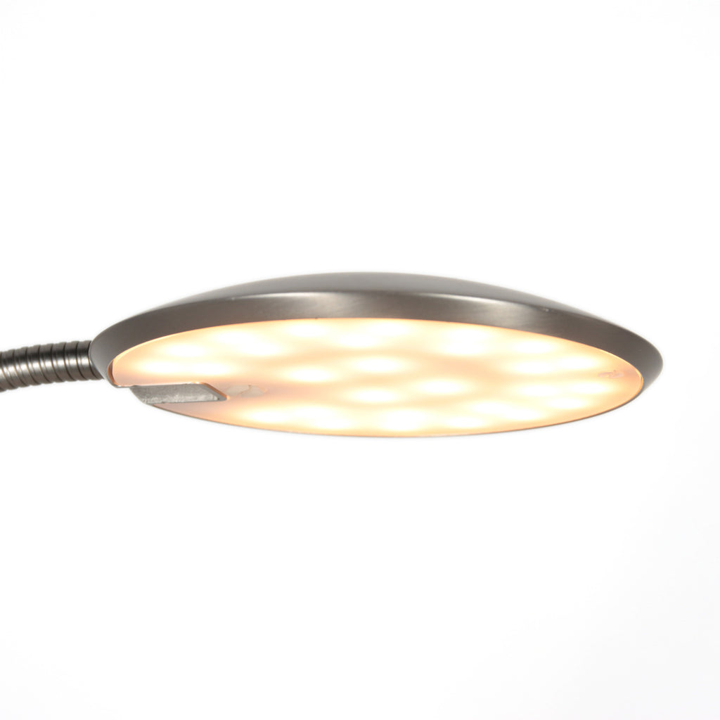 Stalen tafellamp Zenith 2 4397ST modern en verstelbaar