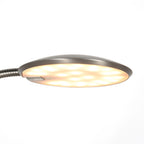 Stalen tafellamp Zenith 2 4397ST modern en verstelbaar