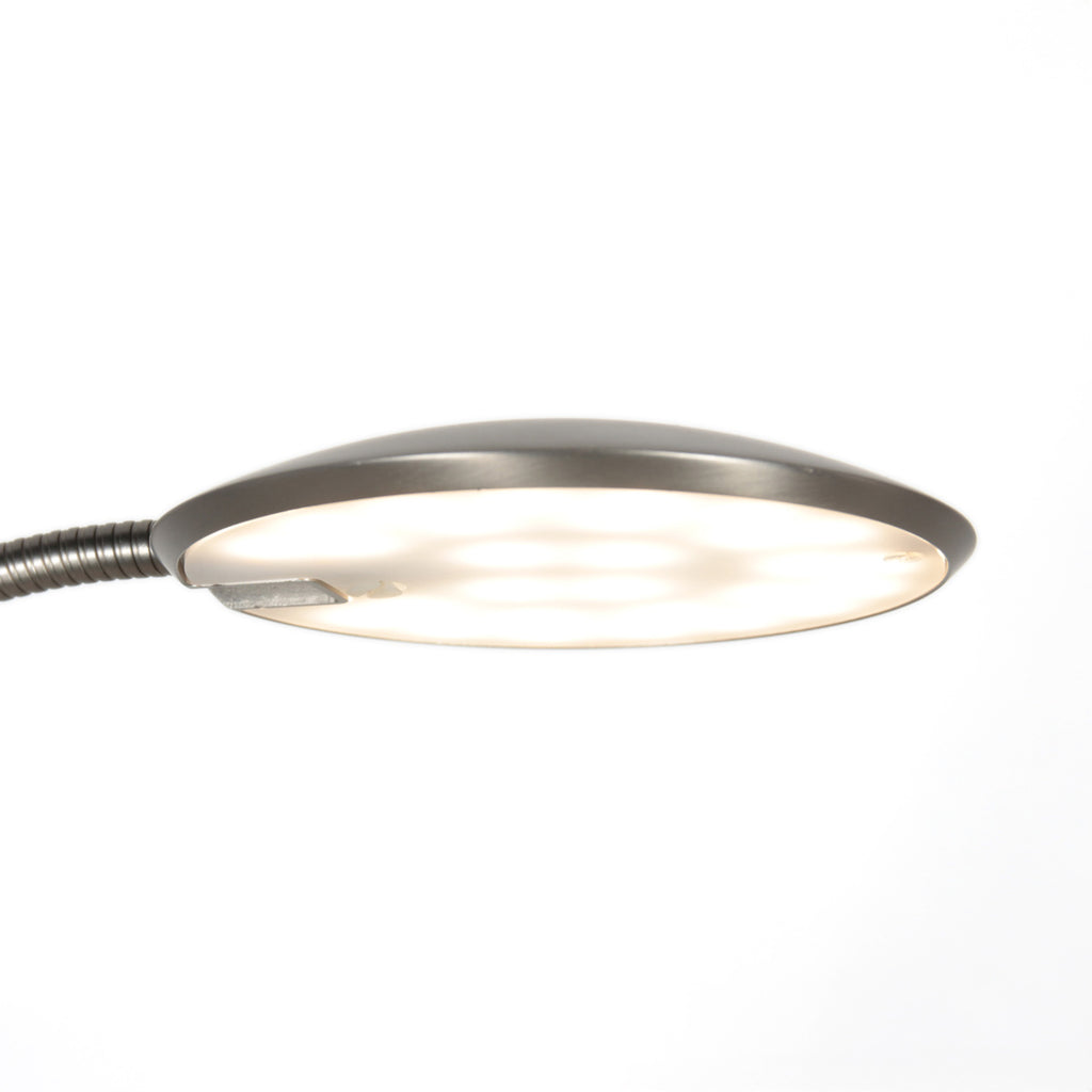 Stalen tafellamp Zenith 2 4397ST modern en verstelbaar