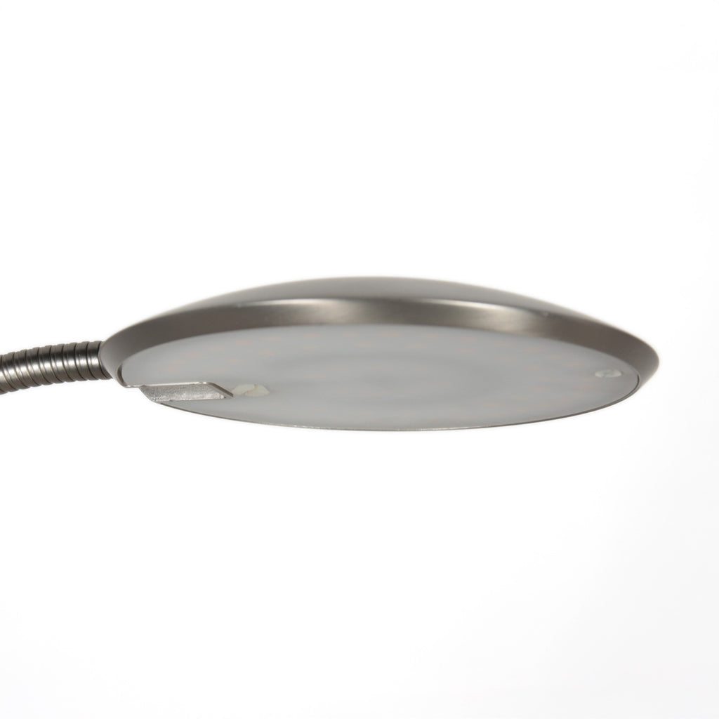 Stalen tafellamp Zenith 2 4397ST modern en verstelbaar
