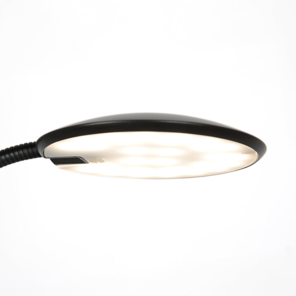 Zwarte tafellamp Zenith 2 4397ZW modern en verstelbaar