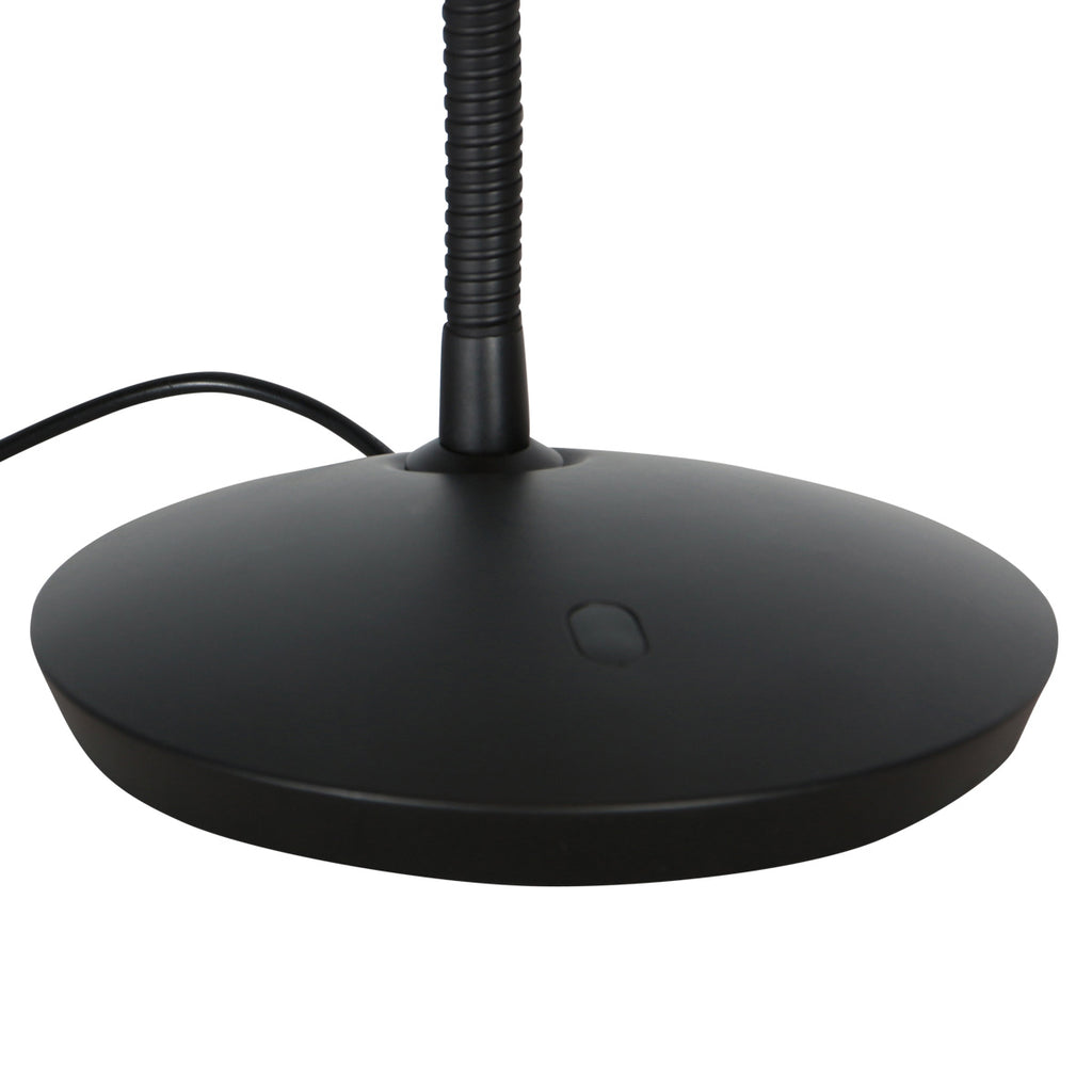 Zwarte tafellamp Zenith 2 4397ZW modern en verstelbaar