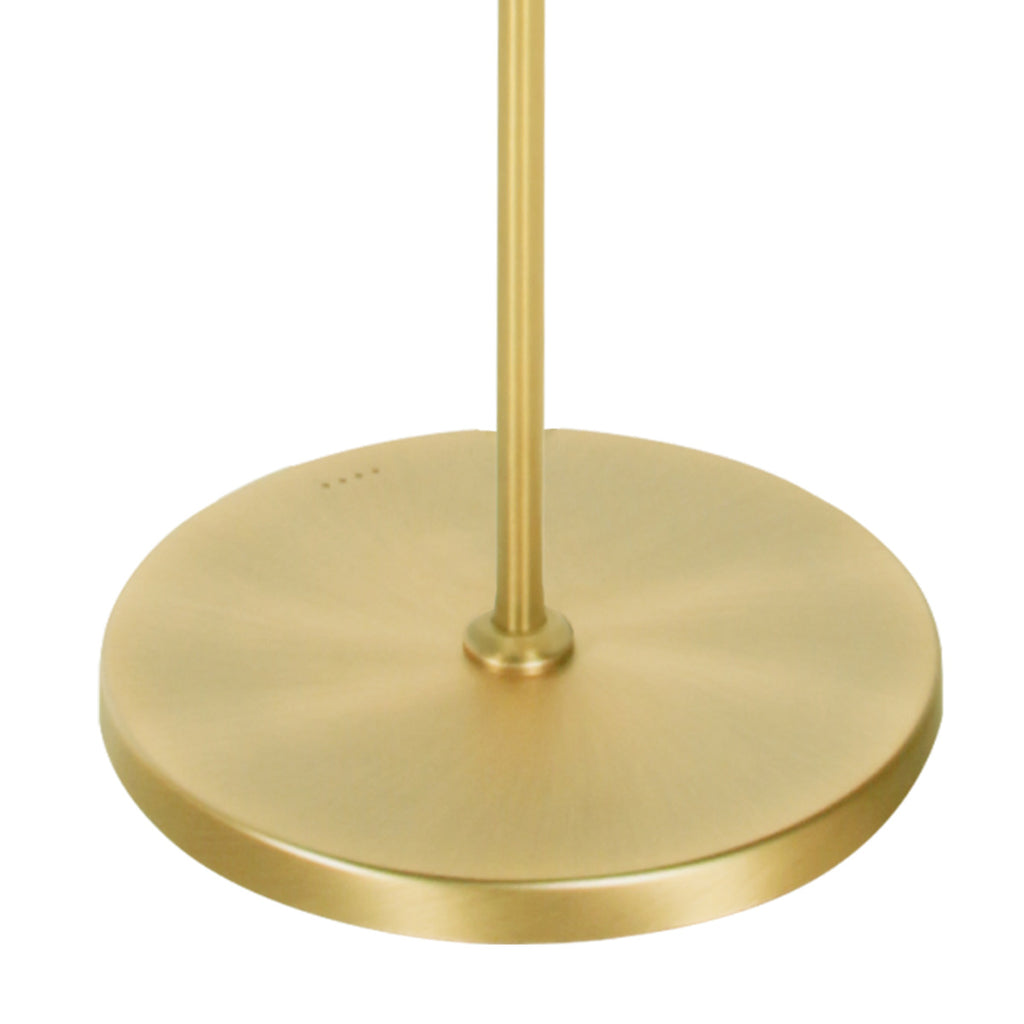 Vloerlamp Zenith 2 accu 4398ME geborsteld messing met flexarm