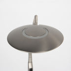 Vloerlamp Zenith 2 accu 4398ST geborsteld staal met flexarm