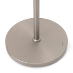 Vloerlamp Zenith 2 accu 4398ST geborsteld staal met flexarm