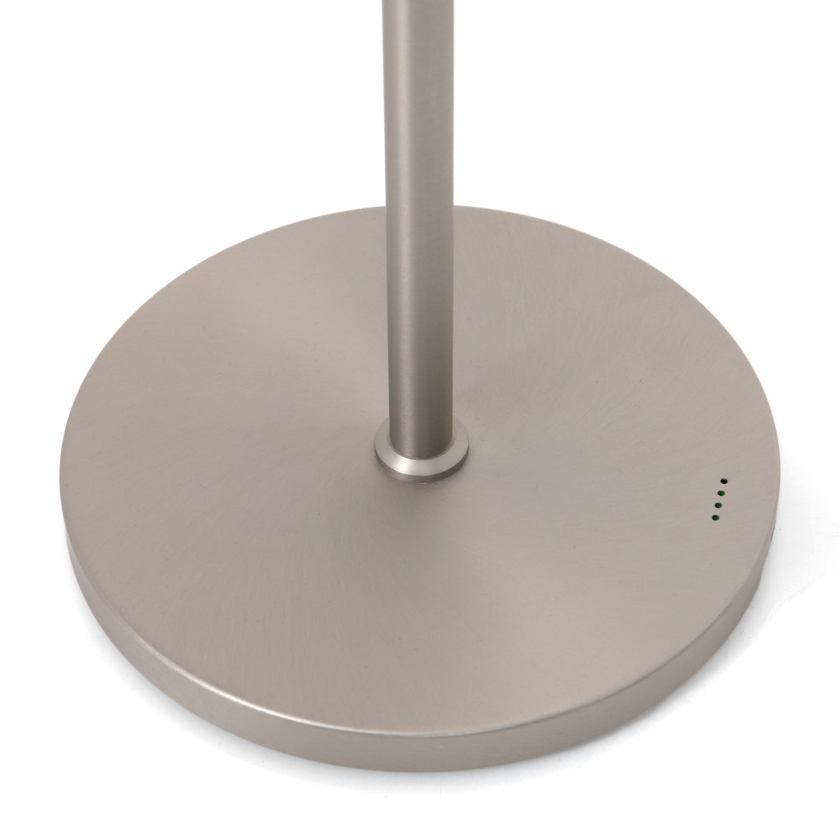 Vloerlamp Zenith 2 accu 4398ST geborsteld staal met flexarm