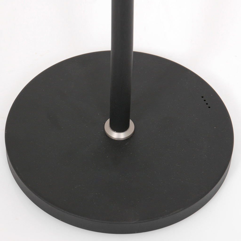 Vloerlamp Zenith 2 accu 4398ZW zwart met flexarm